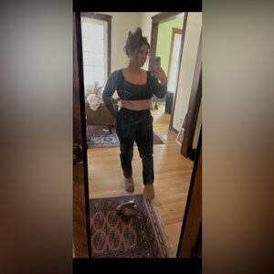 Outdoor Voices Forest Green Top